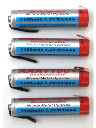 Lot de 12 LR03 / AAA 1100 mAh avec languettes de soudage